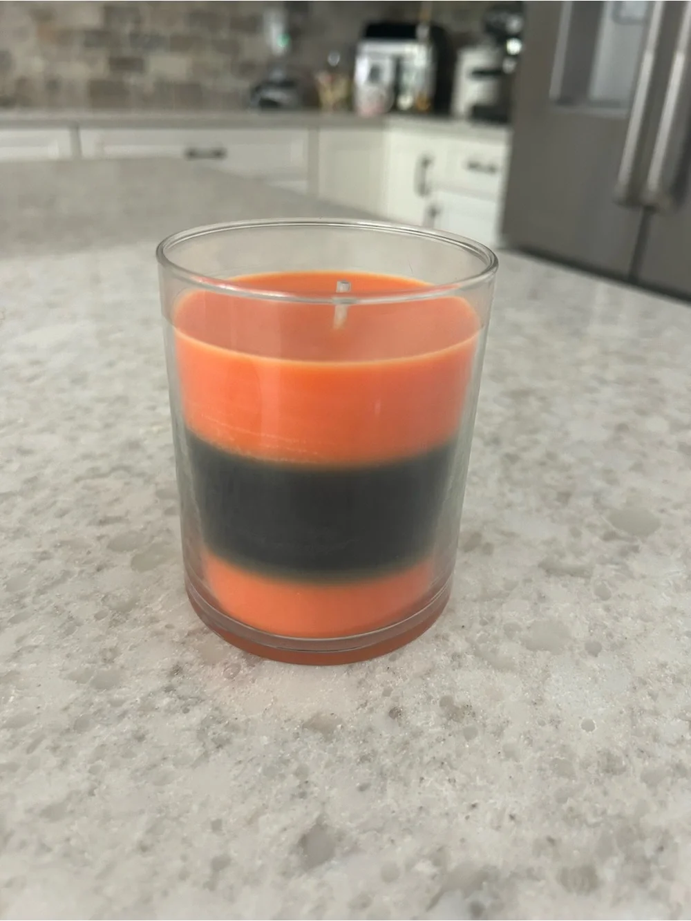 “New” Bath & Body Works Jack Skellington Candle - Orange & Black